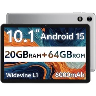 Tablet Android 10 Inci, Tablet Android 15 2025 untuk Kanak-kanak Dewasa, 20GB RAM 64GB Storan 1TB Bo