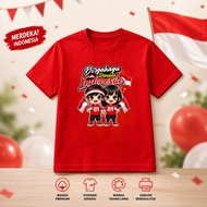 HR27 Independence Day T-shirt, Distro Shirt for Men and Women, Trendy August 17th Top, Short Sleeve,