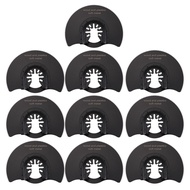 10Pcs HCS Flush Segment Starlock Multi Saw Blade Pack Oscillating Tool Blades For Cutting Wood Drywa