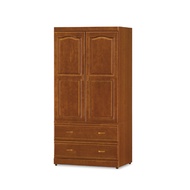 [特價]ASSARI-紐松3尺衣櫃(寬88x深53x高179cm)樟木色