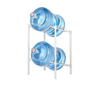 KRISBOW 2-Tier Gallon Rack / Water Gallon Storage Rack Bucket Shelf