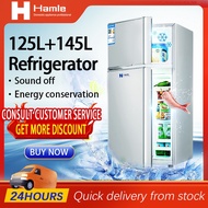 freezer smeg fridge Mini Refrigerator With Freezer 145L Energy Conservation Mini Mute freezer 2 Door