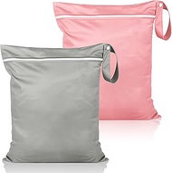 Maxmoc Pack of 2 Wet Bags, Waterproof Wet Bag Swimming, Wet Bag Travel 36 x 30 cm, Wetbag Swimming I