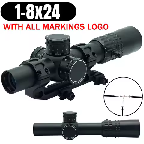 2026 New Tactical 1-8X24mm FFP LPVO Reticle Hunting Nitrogen Filled Full Optics Spotting Scope 30mm 