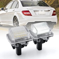 2Pcs LED License Number Plate Light For Mercedes Benz W204 W205 W212 W216 W218 W221 CLA W222 W231 W1