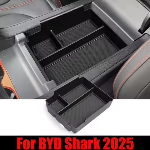 For BYD Shark 2024 2025 Center Console Armrest Storage Box Cup Holder Insert Car Tray Organizers Acc