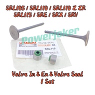 SRL110 SRL115 SRL105 SRE SRX SRV SRL 110 105 115 Lagenda 110 115 Engine Valve Intake & Valve Exhaust