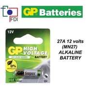 GP27A GP 27A GP-27A 12 volts 12v alkaline battery Car Key Remote Control