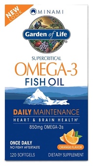 EPA/DHA Omega 3 Fish Oil - Minami Natural Brain Function, Heart and Mood Supplement, 120 Count