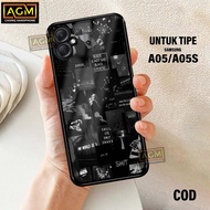HP Latest Samsung A05 Case Shiny Case - New Glossy Case Samsung A05hp [Aesthetic Motif] - AGM Case s