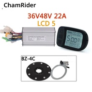 EBike KT Controller ชุด Dual โหมด Sinewave LCD5 จอแสดงผล PAS 36V 48V 52V 250W 500W 1000W 1500W 22A ไ