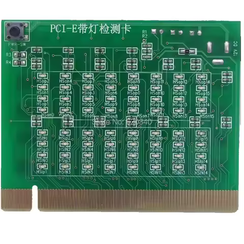 A83Z PCI-E 16X 8X PCI Express Slot Tester Card for Motherboard Detect the Southbridge Short or Open 