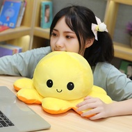 [TẶNG MÓC KHÓA BIA KEN] Gấu bông bạch tuộc 2 mặt Đồ chơi bạch tuộc cảm xúc cute nhiều màu mẫu mới