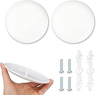 2pcs CP3540 Ceiling Cover Plate, Plastic Round Electrical Box Covers for 3.5" to 4" Junction Boxes, 