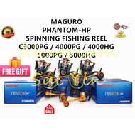 2021 MAGURO PHANTOM-HP SPINNING FISHING REEL 3000 4000 5000 PHANTOM HP