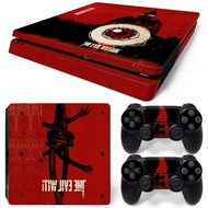 New style 0985 GAME  PS4 Slim Skin Sticker Decal Cover for ps4 slim Console and 2 Controllers skin Vinyl slim sticker Decal new design