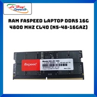 Ram Faspeed Laptop DDR5 16G 4800 MHZ CL40 (N5-48-16GAZ) - Genuine Product