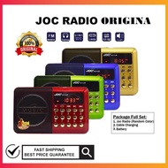 JOC RADIO ALLQURAN JOC Rechargeable Digital FM RADIO/MUSIC PLAYER.3 WARNA