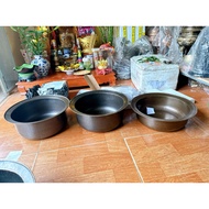 Copper basins in two shapes, high and low, 36cm-42cm - copper foot bath basins can be made according