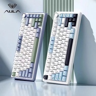 AULA/Tarantula F75 Customized Mechanical Keyboard gasket Structure Hot Plug Wireless Three-Mode Blue