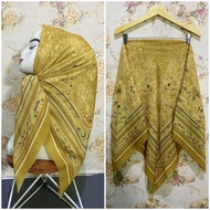 SQUARE VEIL VOAL MOTIG FELAZ GOLD FLOWER