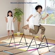 Multi-functional agile folding ladder, adjustable agile ladder, training rope ladder, jumping grid f