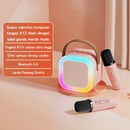 mic karaoke suara jernih Mikrofon dan audio mikrofon nirkabel terintegrasi karaoke bluetooth audio r