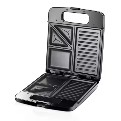 Multifunctional bread sandwich maker 3 pieces fixed fried steak sandwich with eggs 1400w new design 