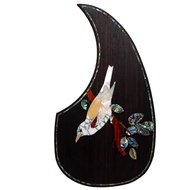 Pickguard Gitar Akustik D45มาร์ตินไม้เนื้อแข็งฝังหอยเป๋าฮื้อ