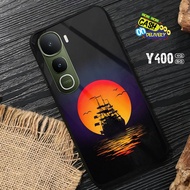 HP Trinnity_shop - Glass Phone Case For VIVO Y400 [T72].