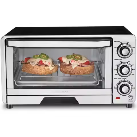 Cuisinart TOB-40N Custom Classic Toaster Oven Broiler, Brushed Stainless and Black