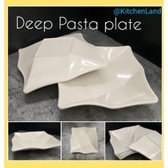 Melamine Deep Pasta plate /Square plate