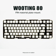 Keebox Wooting80 Wooting80He Plate For Mechanical Keyboard PCB HE Magnetic Effect Switch Keyboard Fr