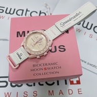 100%全新原裝正版 Omega x Swatch 斯沃琪x歐米茄聯名 金星款 粉色錶盤 石英機芯 生日禮物 女款 有單 有盒