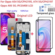 For Oppo A54 5G/CPH2195, A74 5G/CPH2197 Oppo A93 5G /PCGM00 Q3 LCD Display Touch Screen Digitizer As