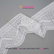 Charisma Guiper Lace FR AB 3393 - Embroidered Lace 9cm Wide/ Price Per Yard (90cm)