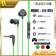 PLEXTONE G15 MARK 3 MAGNETIC STEREO STRONG BASS GAMING EARPHONE