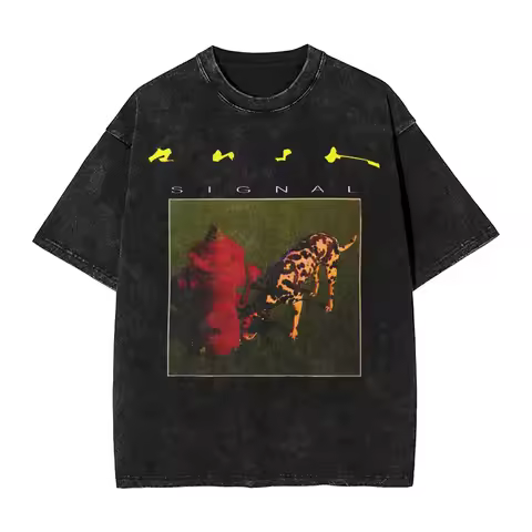 Legend Avant-garde Rock Band Ruch Poster Print T-Shirt Men Women Viantage Washed Cotton Solf Casual 