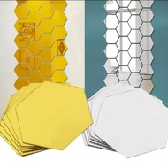 【SA wallpaper】 1 Piece Removable 3D Acrylic Mirror Sticker For Wall Decoration.