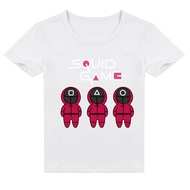 【HOT】squid game tshirts for kids squid game t shirt A22100%cotton