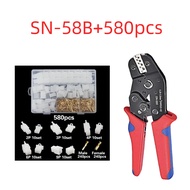 Wire Connector Terminal Electrical Wire Connector 580PCS Automotive Motorcycle Electrical 2.8MM 2P 3
