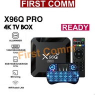 TV BOX SMART X96Q PRO 4K SMART TV BOX -Colorblind