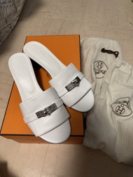 hermes Kelly 高跟拖鞋37.5