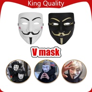 【READY STOCK】Halloween Christmas Party Mask/Movie Cosplay V For Anonymous Guy Fawkes Style/Horror Bl