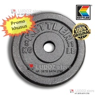 Ready KETTLER 5Kg Cast Iron Weight Plate Barbell Dumbell Plate Iron 5 kg