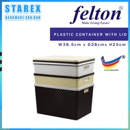 FELTON Storage Box Container With Lid /Felton Kotak Simpanan Dengan Penutup