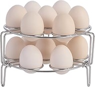 Aozita Multipurpose Stackable Egg Steamer Rack Trivet for Instant Pot Accessories
