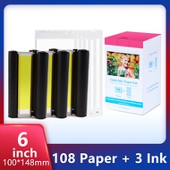 Compatible Canon Selphy CP1300 Paper And Ink, KP-108IN KP108 Paper For Canon Selphy Cp1300 CP1200 CP