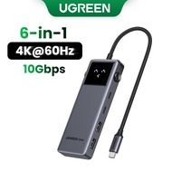 Ugreen Uno 6-in-1 HUB 4K@60Hz 10Gbps Robot HUB PD100W USB A USB C HDMI Type C Adapter