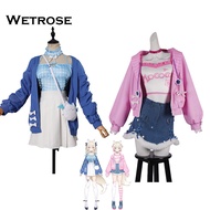 Wetrose Hololive EN Fuwawa Mococo Abyssgard New Casual Outfit Costume Cosplay